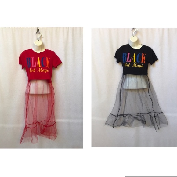 ‼️ $10 Black Girl Magic Crop Tee‼️ - Picture 2 of 2